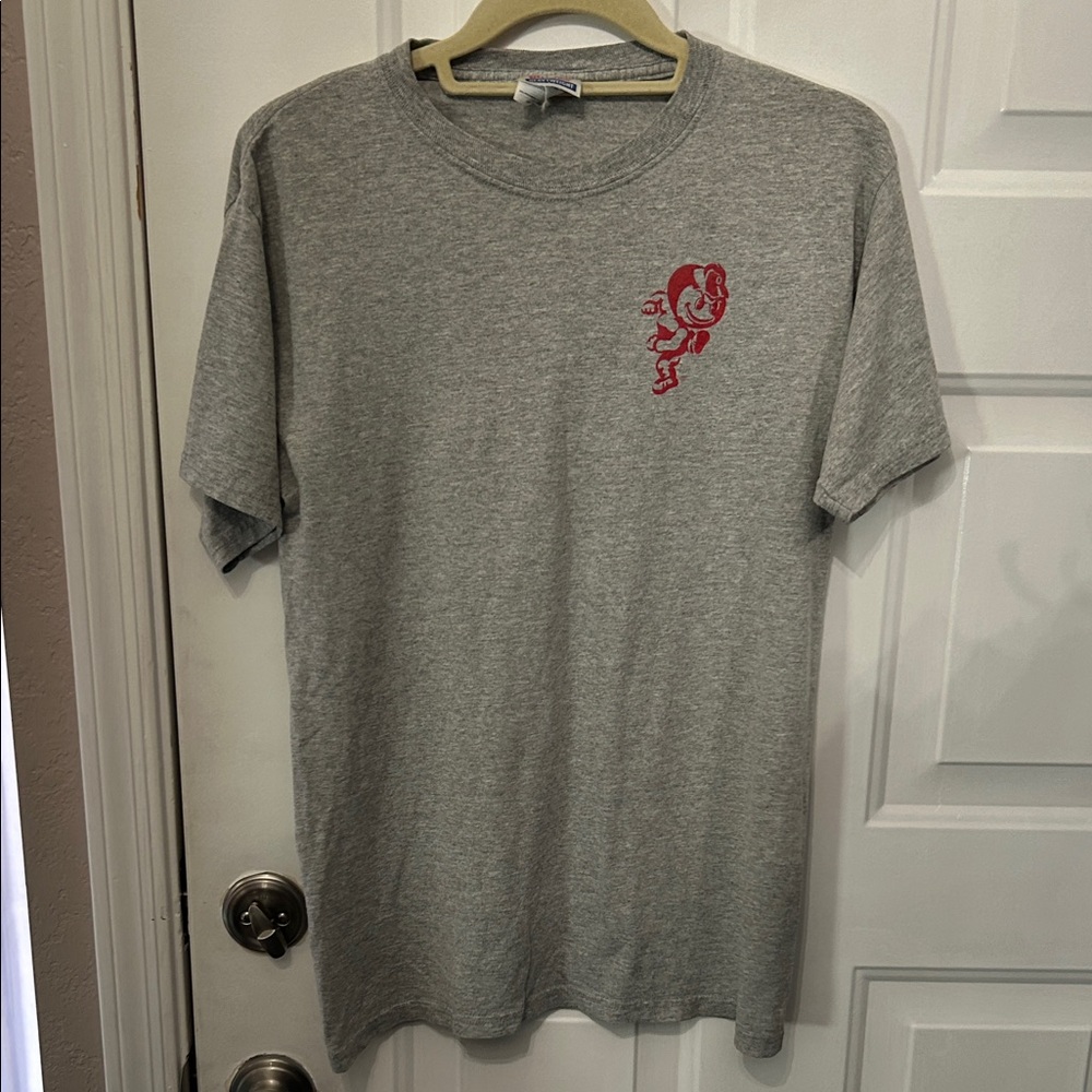 Ohio State Rd Brutus Logo Short Sleeved T-Shirt